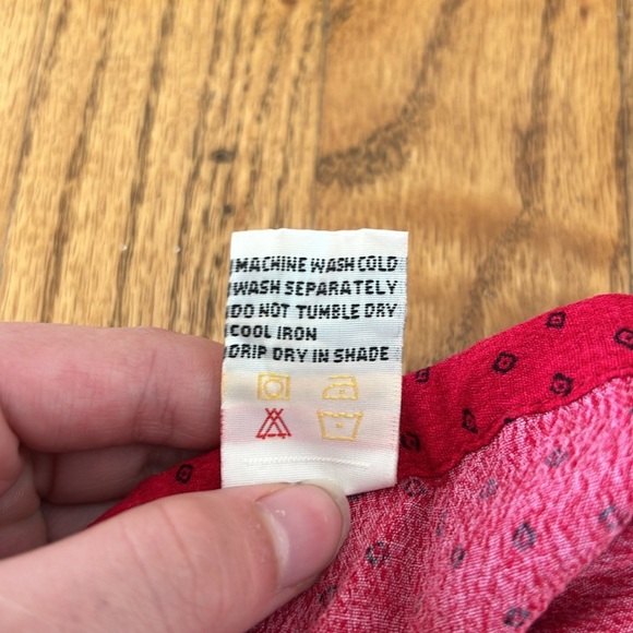 Desert Diva by Sherry red and black women’s maxi skirt tiered size 14 western - Picture 5 of 12